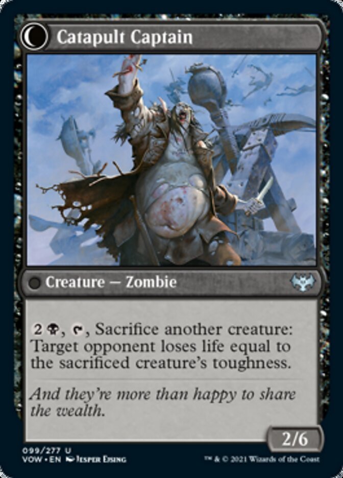 Catapult Fodder // Catapult Captain [Innistrad: Crimson Vow] - Card Brawlers