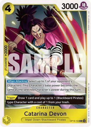 Catarina Devon (OP16-104) - The Time of Battle Foil - Card Brawlers