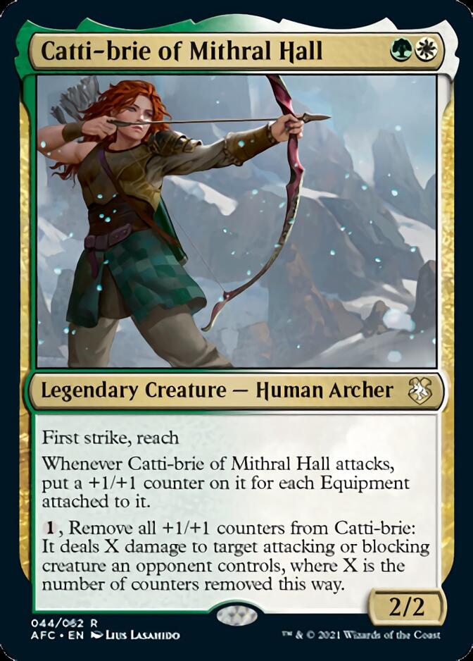 Catti - brie of Mithral Hall [Dungeons & Dragons: Adventures in the Forgotten Realms Commander] - Card Brawlers