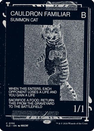 Cauldron Familiar (0156) (SLZ-156) - Secret Lair x MSCHF: The Zeta Set - Card Brawlers