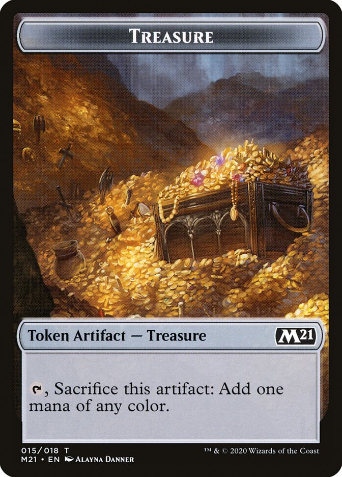 Bird // Treasure Double-Sided Token [Core Set 2021 Tokens] - Magic: The Gathering - Card Brawlers | Quebec | Canada |