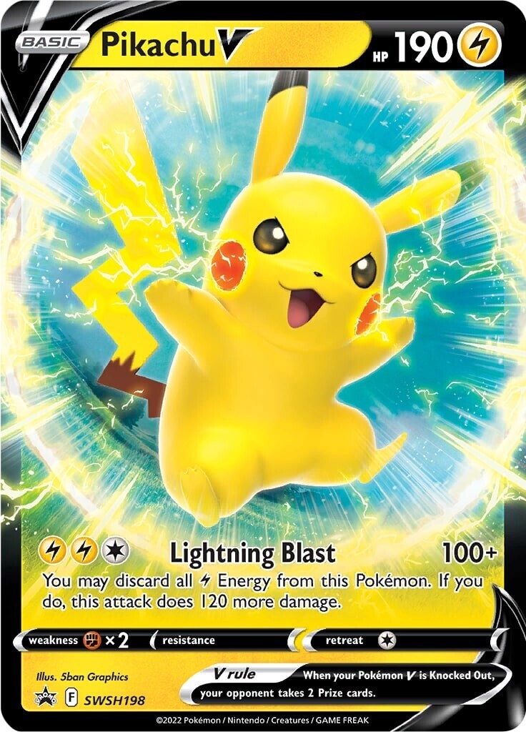 Pikachu V (SWSH198) [Sword & Shield: Black Star Promos] - Pokémon - Card Brawlers | Quebec | Canada |