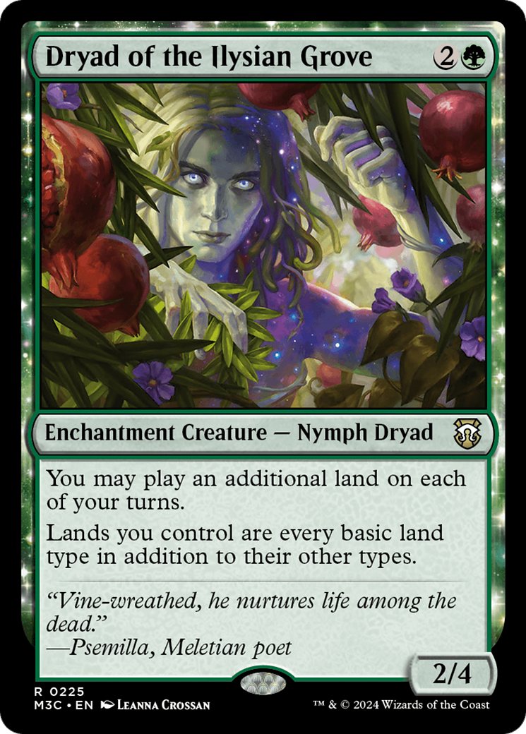 Dryad of the Ilysian Grove (Ripple Foil) [Modern Horizons 3 Commander] - Magic: The Gathering - Card Brawlers | Quebec | Canada |
