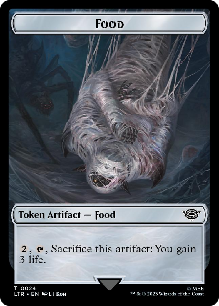 Human Soldier (0014) // Food (0024) Double-Sided Token (Surge Foil) [The Lord of the Rings: Tales of Middle-Earth Tokens] - Magic: The Gathering - Card Brawlers | Quebec | Canada |