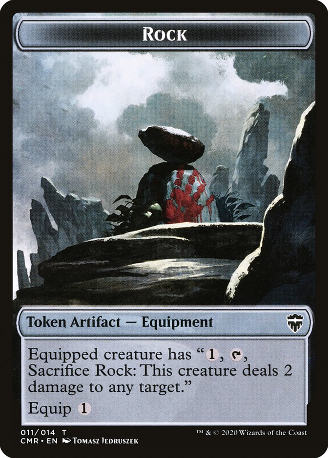 Rock // Spirit Double-Sided Token [Commander Legends Tokens] - Magic: The Gathering - Card Brawlers | Quebec | Canada |