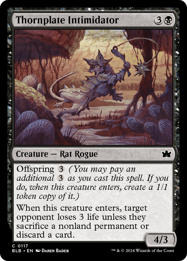 Thornplate Intimidator [Bloomburrow] - Magic: The Gathering - Card Brawlers | Quebec | Canada |