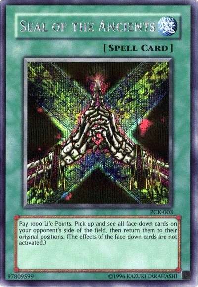 Seal of the Ancients (Power of Chaos: Kaiba the Revenge) [PCK-003] Secret Rare - Yu-Gi-Oh! - Card Brawlers | Quebec | Canada |