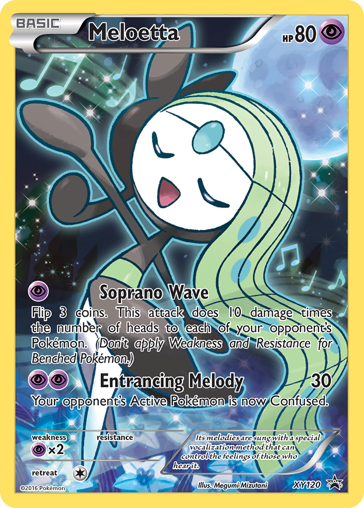 Meloetta (XY120) [XY: Black Star Promos] - Pokémon - Card Brawlers | Quebec | Canada |