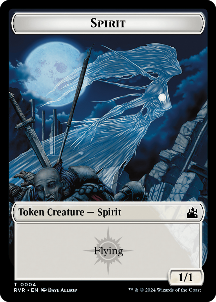 Spirit Token (0004) [Ravnica Remastered Tokens] - Magic: The Gathering - Card Brawlers | Quebec | Canada |