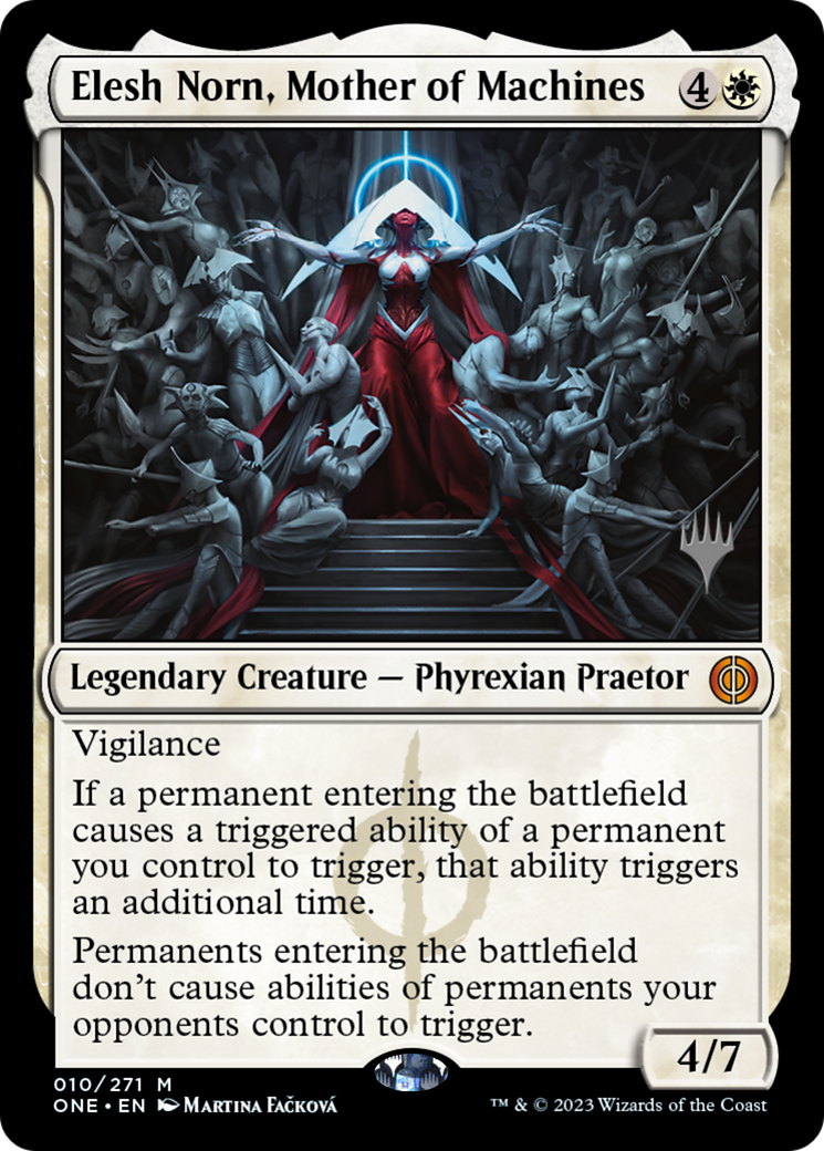 Elesh Norn, Mother of Machines (Promo Pack) [Phyrexia: All Will Be One Promos] - Magic: The Gathering - Card Brawlers | Quebec | Canada |