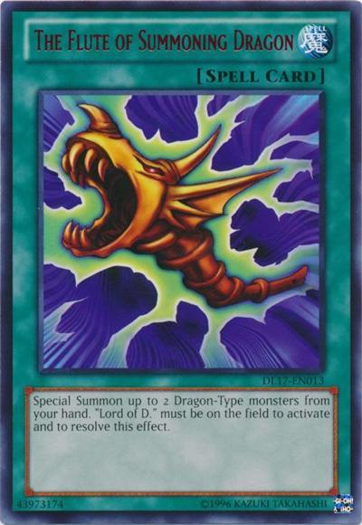 The Flute of Summoning Dragon (Green) [DL17-EN013] Rare - Yu-Gi-Oh! - Card Brawlers | Quebec | Canada |