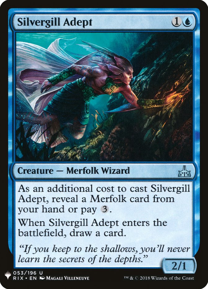 Silvergill Adept [Mystery Booster] - Magic: The Gathering - Card Brawlers | Quebec | Canada |