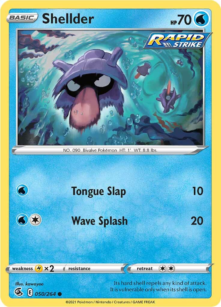 Shellder (050/264) [Sword & Shield: Fusion Strike] - Pokémon - Card Brawlers | Quebec | Canada |
