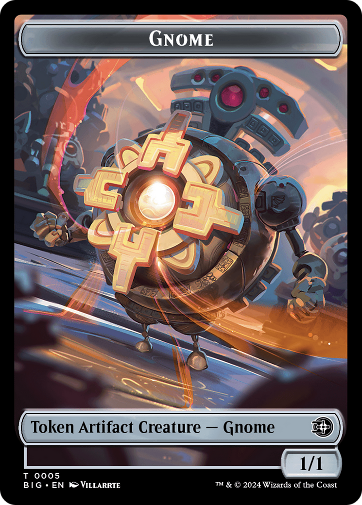 Gnome Token [Outlaws of Thunder Junction: The Big Score Tokens] - Magic: The Gathering - Card Brawlers | Quebec | Canada |