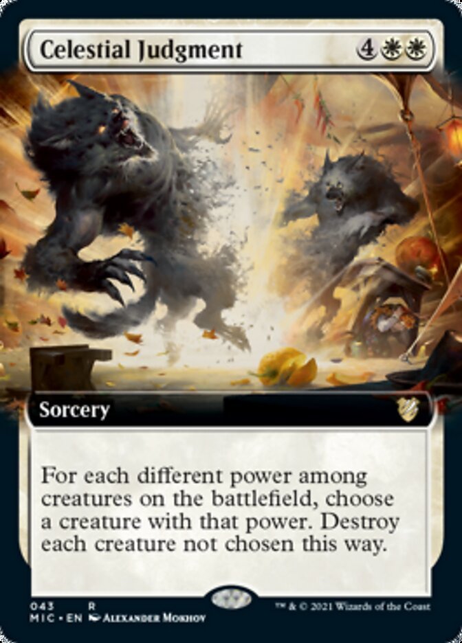 Celestial Judgment (Extended Art) [Innistrad: Midnight Hunt Commander] - Card Brawlers