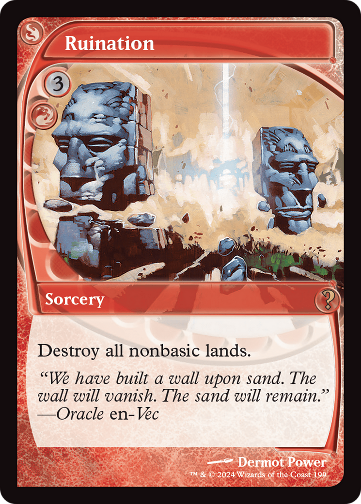 Ruination (Future Sight) [Mystery Booster 2] - Magic: The Gathering - Card Brawlers | Quebec | Canada |