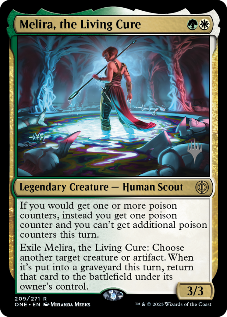 Melira, the Living Cure (Promo Pack) [Phyrexia: All Will Be One Promos] - Magic: The Gathering - Card Brawlers | Quebec | Canada |