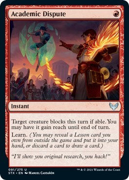 Academic Dispute [Strixhaven: School of Mages] - Magic: The Gathering - Card Brawlers | Quebec | Canada |