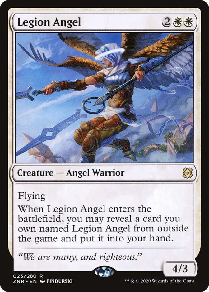 Legion Angel (Promo Pack) [Zendikar Rising Promos] - Magic: The Gathering - Card Brawlers | Quebec | Canada |