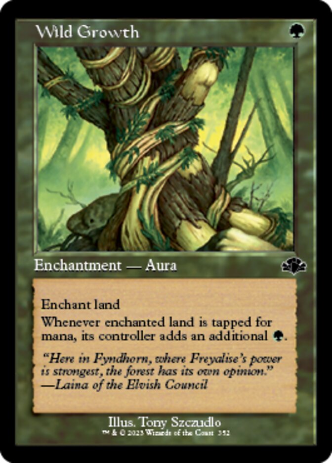 Wild Growth (Retro) [Dominaria Remastered] - Magic: The Gathering - Card Brawlers | Quebec | Canada |