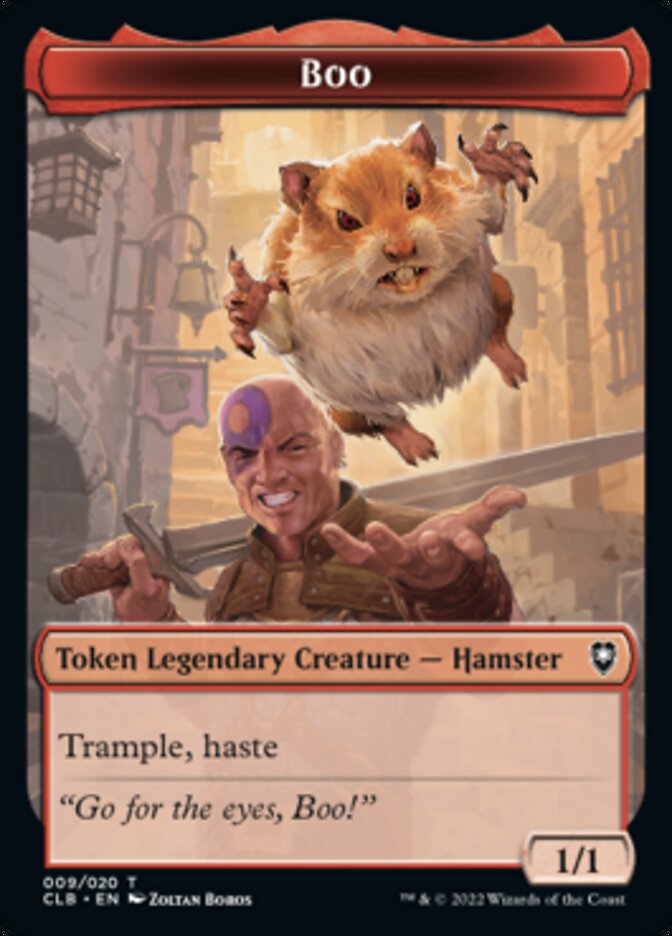 Boo Token [Commander Legends: Battle for Baldur's Gate Tokens] - Magic: The Gathering - Card Brawlers | Quebec | Canada |