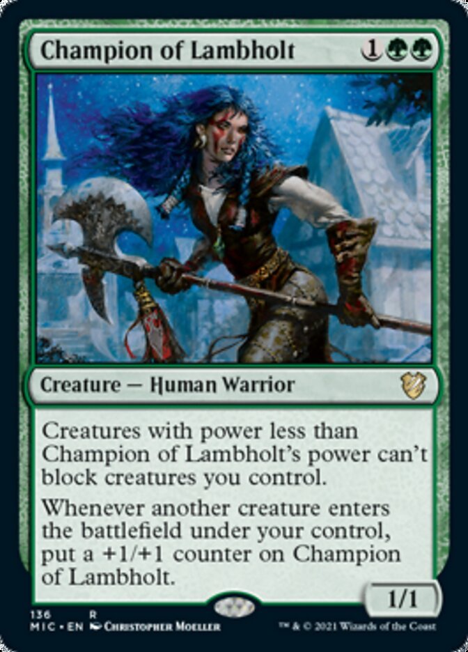 Champion of Lambholt [Innistrad: Midnight Hunt Commander] - Card Brawlers