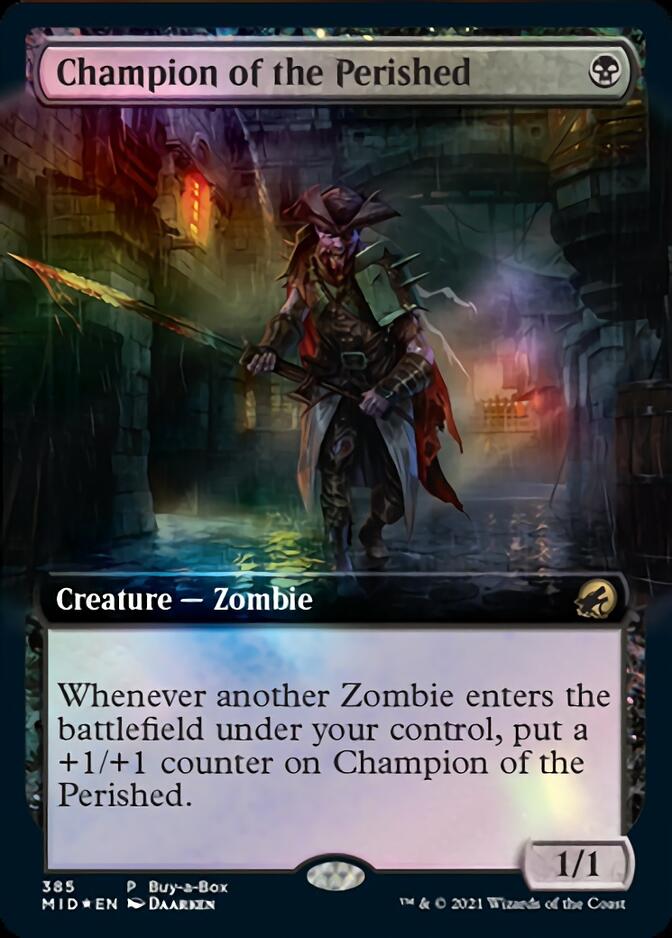 Champion of the Perished (Buy - A - Box) [Innistrad: Midnight Hunt] - Card Brawlers