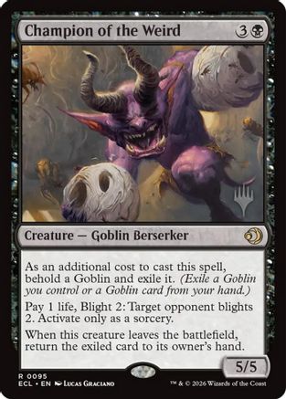 Champion of the Weird (PPECL-095) - Promo Pack: Lorwyn Eclipsed - Card Brawlers