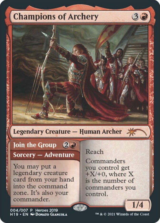 Champions of Archery // Join the Group [Heroes of the Realm 2019] - Card Brawlers