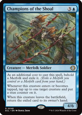 Champions of the Shoal (PPECL-046) - Promo Pack: Lorwyn Eclipsed - Card Brawlers