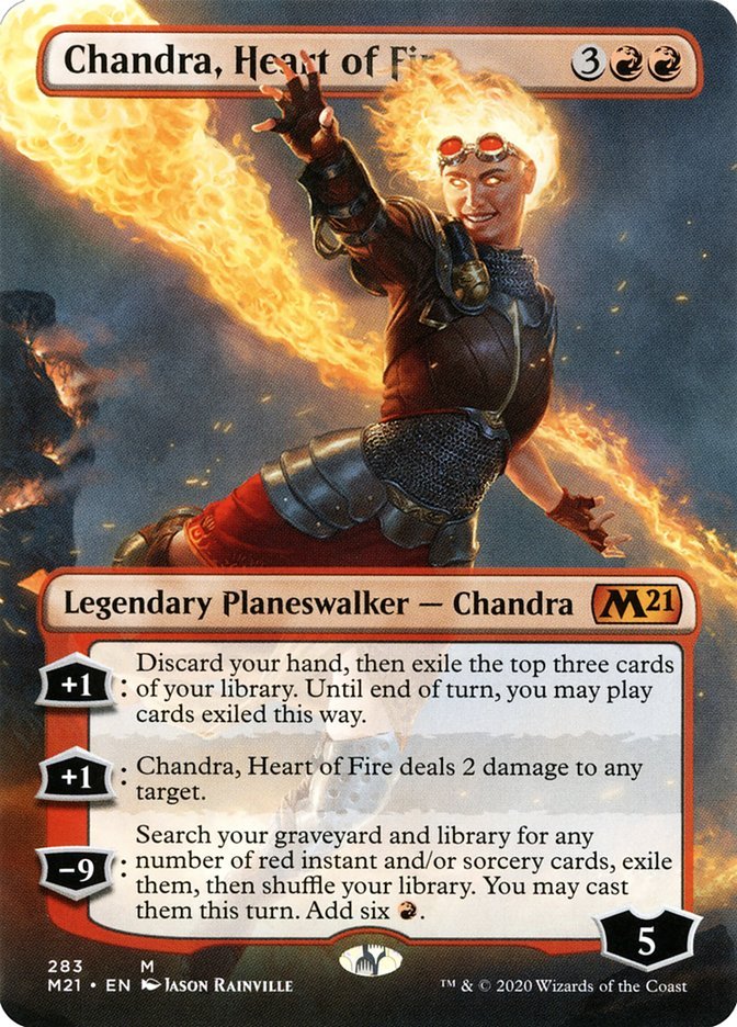 Chandra, Heart of Fire (Borderless) [Core Set 2021] - Card Brawlers