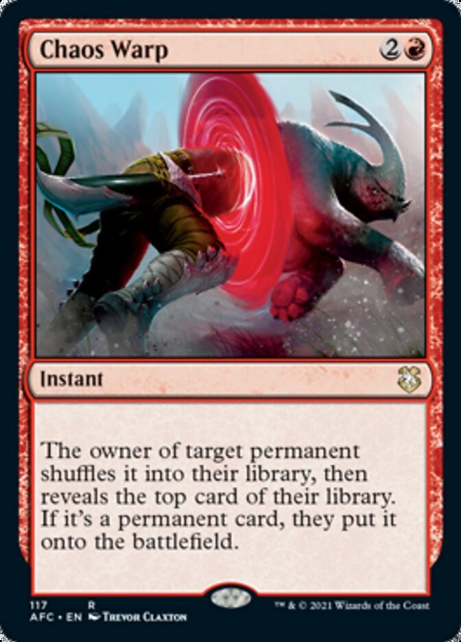Chaos Warp [Dungeons & Dragons: Adventures in the Forgotten Realms Commander] - Card Brawlers