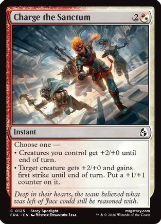 Charge the Sanctum (FRA-125) - Reality Fracture Foil - Card Brawlers