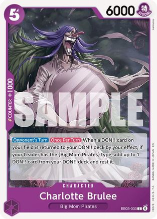 Charlotte Brulee (EB03-033) - Extra Booster: One Piece Heroines Edition - Card Brawlers
