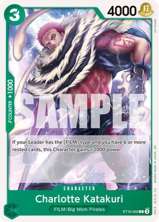 Charlotte Katakuri (Reprint) (ST16-003) - Premium Booster -The Best- Vol. 2 - Card Brawlers