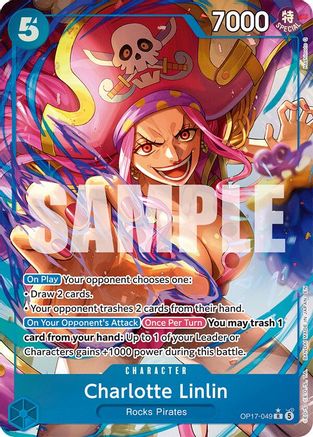 Charlotte Linlin (049) (Alternate Art) (OP17-049) - The World's Strongest Warriors Foil - Card Brawlers