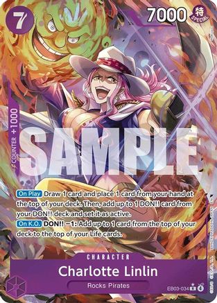Charlotte Linlin (Alternate Art) (EB03-034) - Extra Booster: One Piece Heroines Edition Foil - Card Brawlers