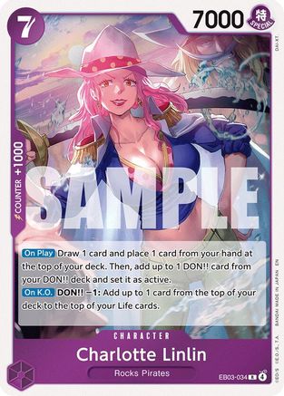 Charlotte Linlin (EB03-034) - Extra Booster: One Piece Heroines Edition Foil - Card Brawlers