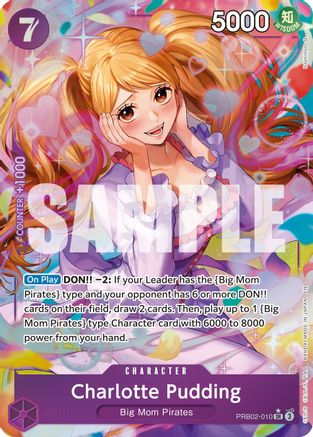 Charlotte Pudding - PRB02-010 (Alternate Art) (PRB02-010) - Premium Booster -The Best- Vol. 2 Foil - Card Brawlers