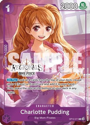 Charlotte Pudding (Regional Participation Pack 2026 Vol.1) (OP12-071) - One Piece Promotion Cards Foil - Card Brawlers