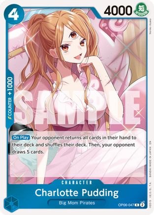 Charlotte Pudding (Reprint) (OP06-047) - Premium Booster -The Best- Vol. 2 Foil - Card Brawlers