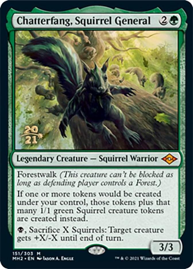 Chatterfang, Squirrel General [Modern Horizons 2 Prerelease Promos] - Card Brawlers