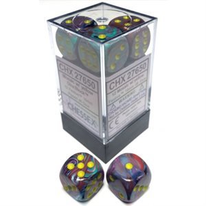 Chessex Festive 12D6 Dice Block - Card Brawlers