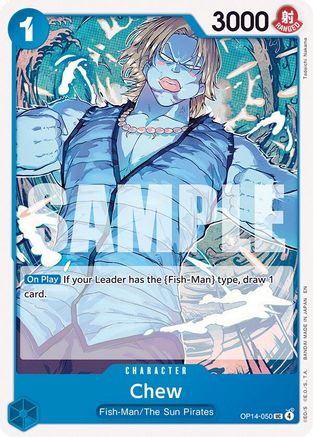 Chew (OP14-050) - The Azure Sea's Seven - Card Brawlers