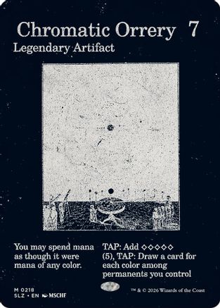 Chromatic Orrery (0218) (SLZ-218) - Secret Lair x MSCHF: The Zeta Set - Card Brawlers