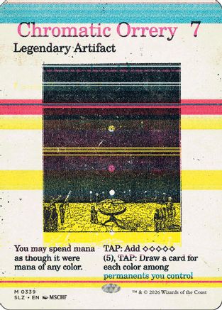 Chromatic Orrery (0339) (SLZ-339) - Secret Lair x MSCHF: The Zeta Set - Card Brawlers
