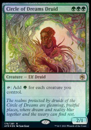 Circle of Dreams Druid [Dungeons & Dragons: Adventures in the Forgotten Realms Prerelease Promos] - Card Brawlers