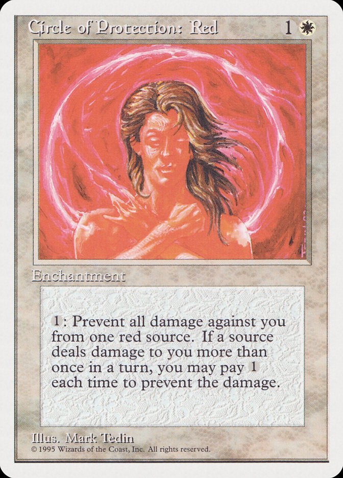Circle of Protection: Red [Rivals Quick Start Set] - Card Brawlers