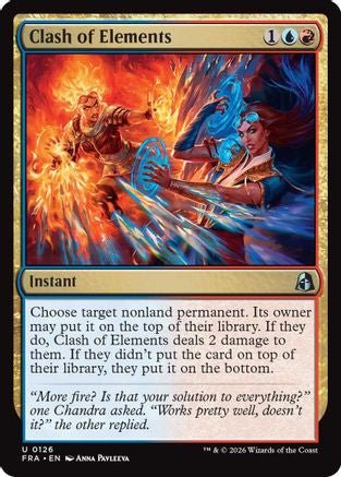 Clash of Elements (FRA-126) - Reality Fracture Foil - Card Brawlers