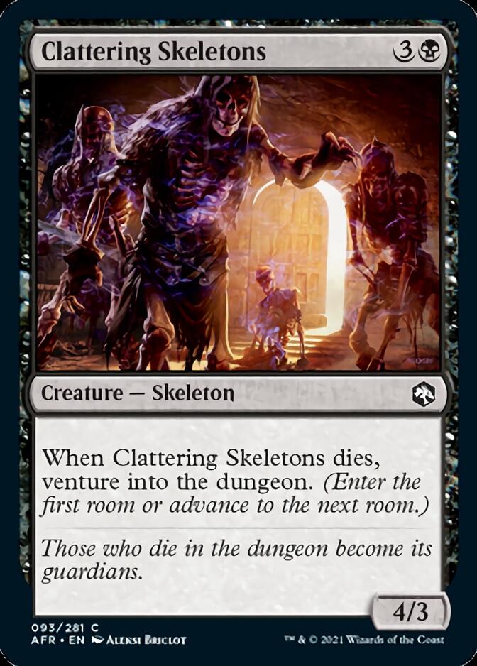 Clattering Skeletons [Dungeons & Dragons: Adventures in the Forgotten Realms] - Card Brawlers